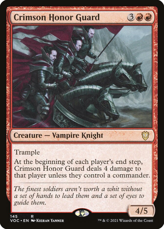 Crimson Honor Guard 145 (Commander: Innistrad: Crimson Vow)  | Good Games Adelaide SA