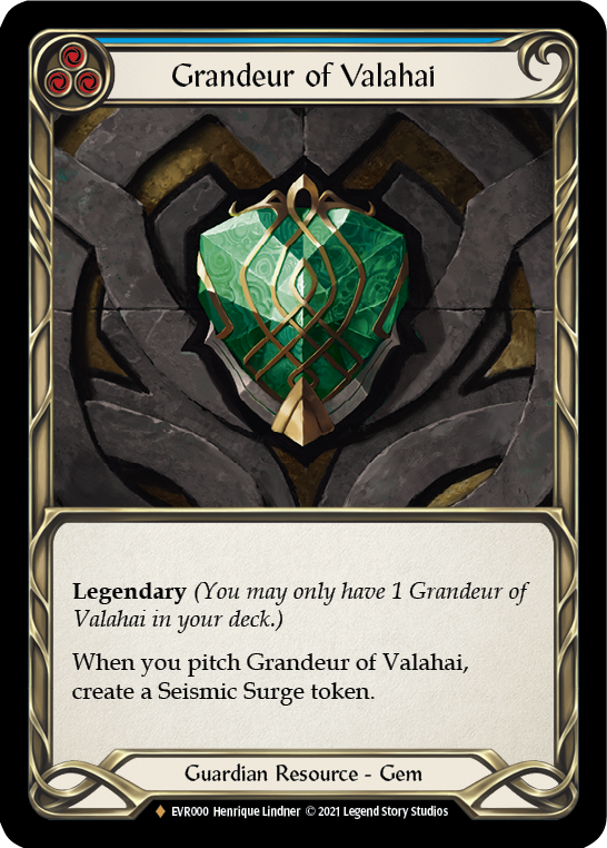 Grandeur of Valahai [EVR000] (Everfest)  1st Edition Cold Foil | Good Games Adelaide SA