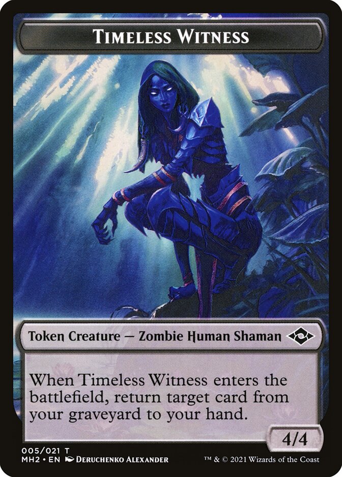 Timeless Witness Token 5 (Modern Horizons 2)  | Good Games Adelaide SA