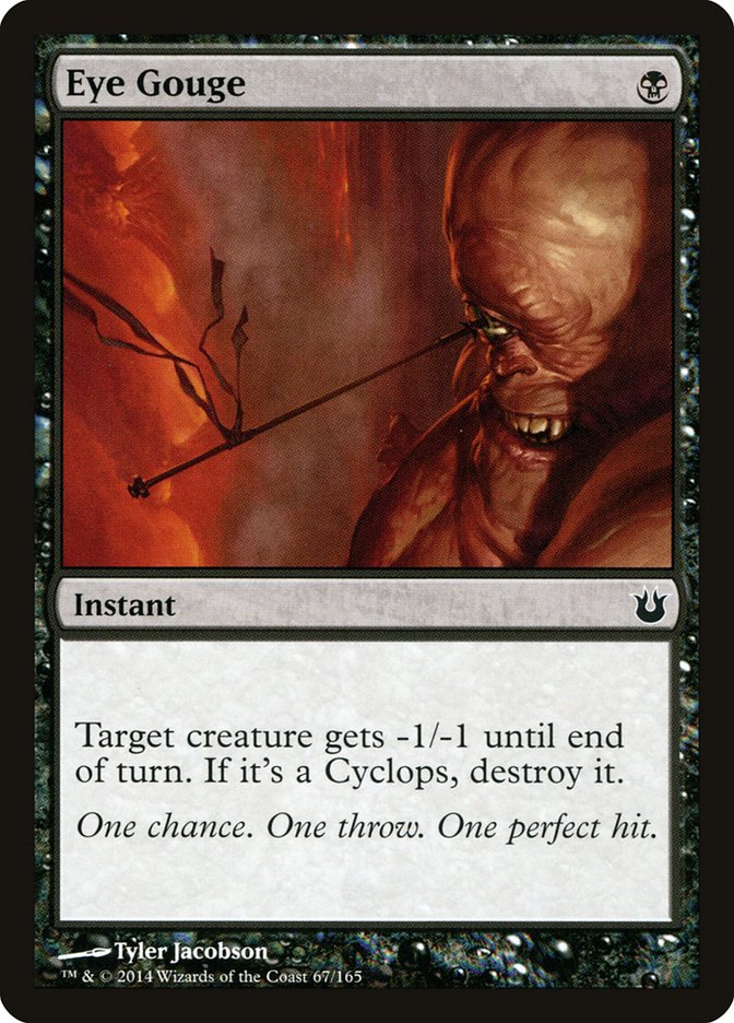 Eye Gouge 67 (Born of the Gods)  - Foil | Good Games Adelaide SA