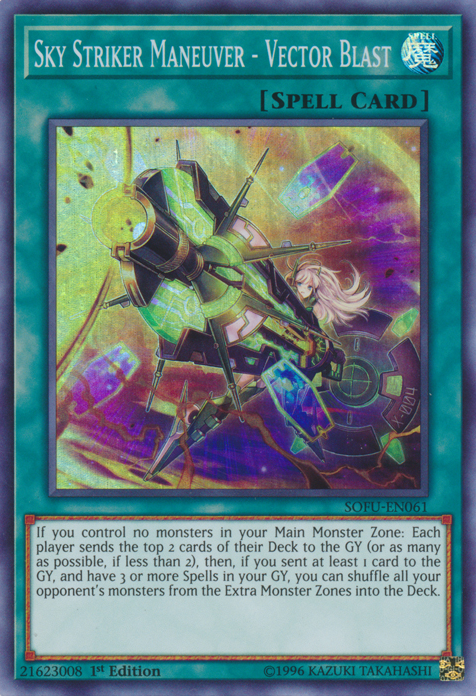 Sky Striker Maneuver - Vector Blast! [SOFU-EN061] Super Rare | Good Games Adelaide SA