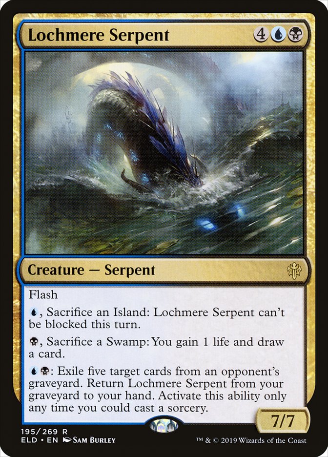 Lochmere Serpent 195 (Throne of Eldraine)  - Foil | Good Games Adelaide SA