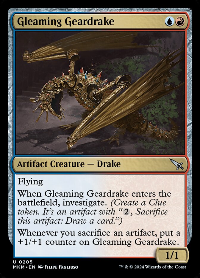 Gleaming Geardrake 205 (Murders at Karlov Manor)  | Good Games Adelaide SA