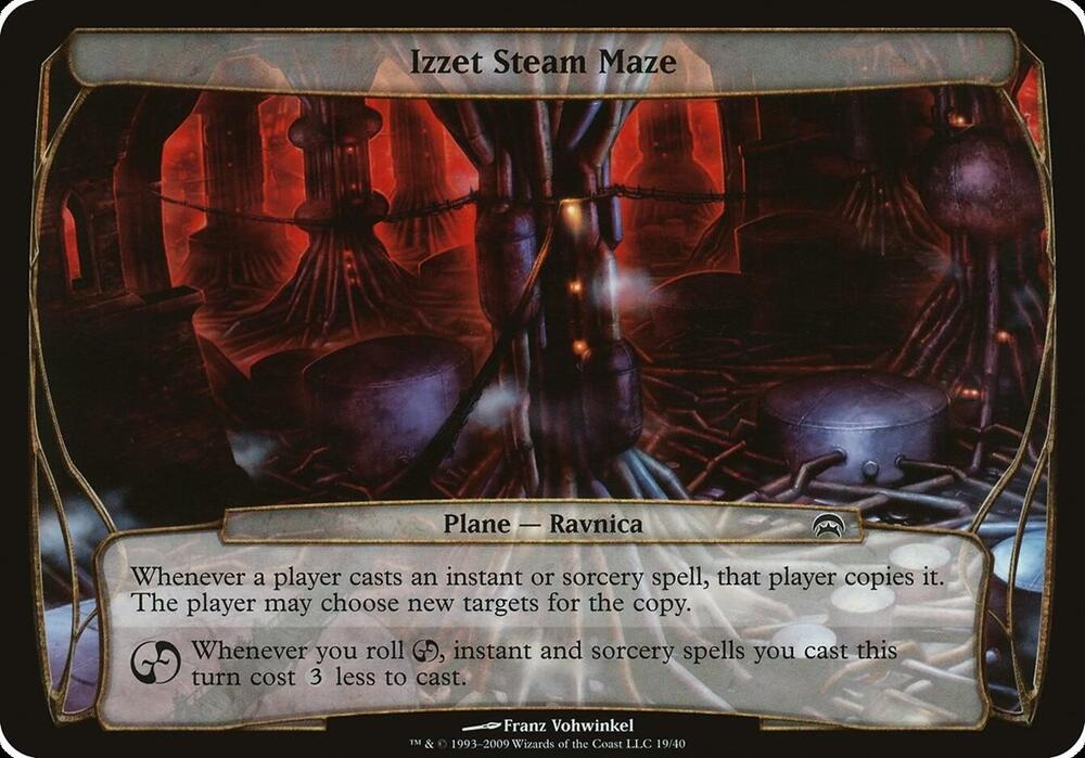 Izzet Steam Maze Planechase  (Oversize Cards)  | Good Games Adelaide SA