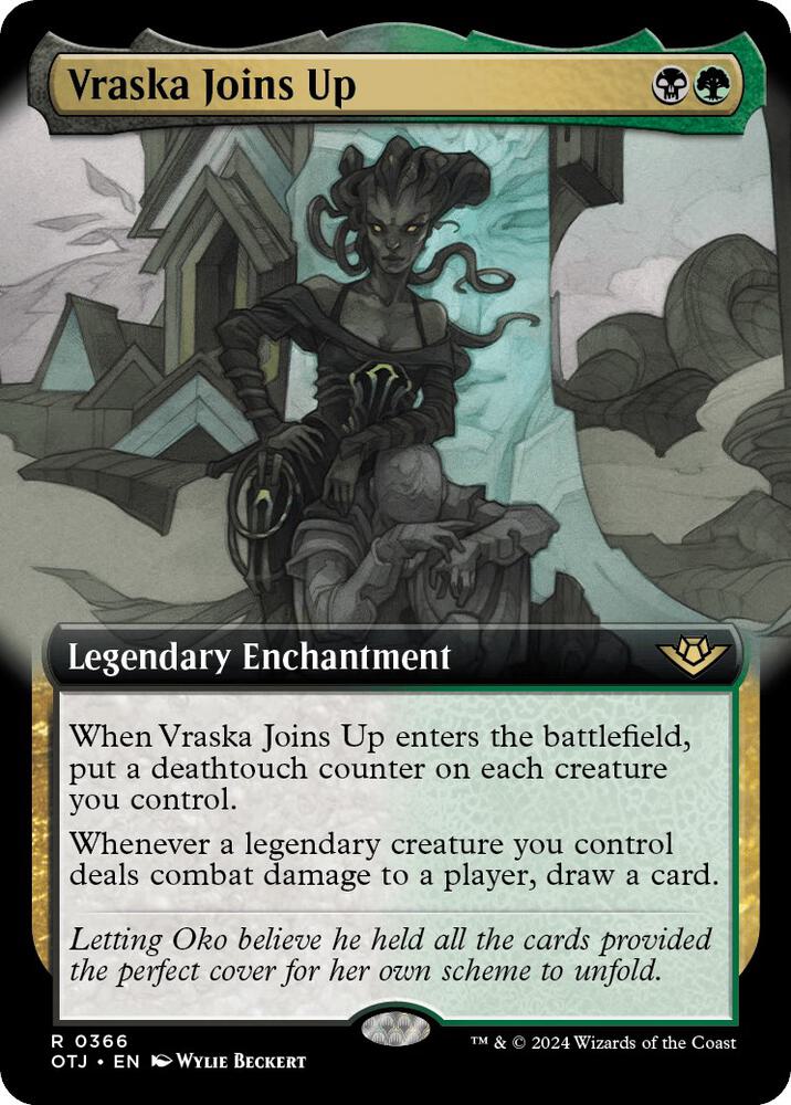 Vraska Joins Up 366 (Outlaws of Thunder Junction)  - Foil | Good Games Adelaide SA