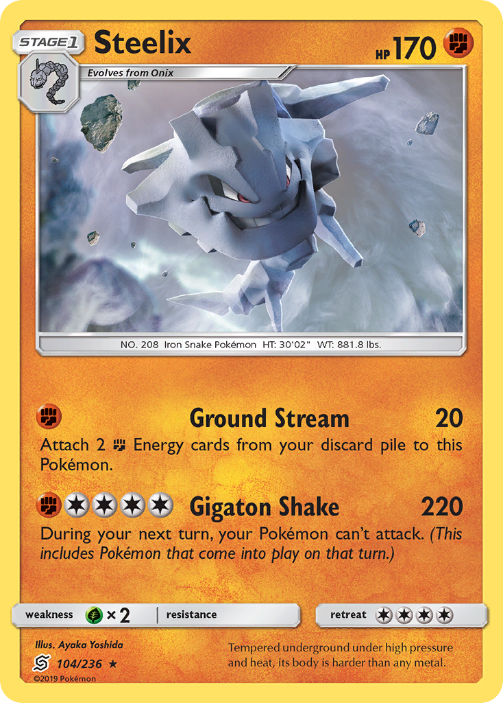 Steelix (104/236) [Sun & Moon: Unified Minds] | Good Games Adelaide SA