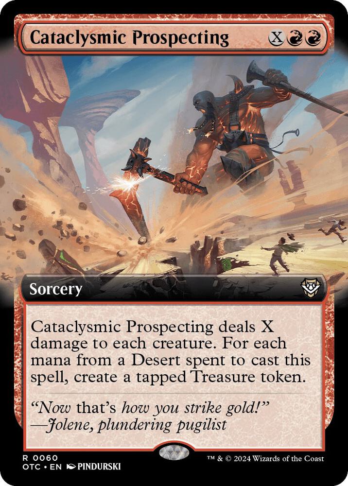 Cataclysmic Prospecting 60 (Commander: Outlaws of Thunder Junction)  | Good Games Adelaide SA