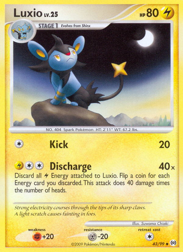 Luxio (43/99) [Platinum: Arceus] | Good Games Adelaide SA