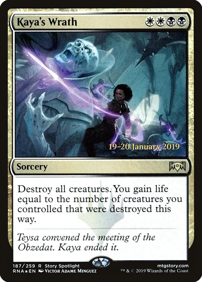 Kayas Wrath 187 (Prerelease Cards)  - Foil | Good Games Adelaide SA