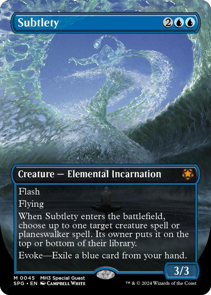 Subtlety Borderless 45 (Special Guests)  - Foil | Good Games Adelaide SA