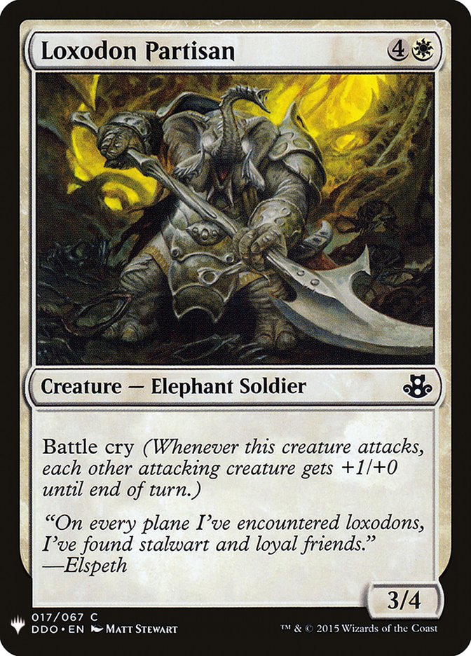 Loxodon Partisan [Mystery Booster] | Good Games Adelaide SA