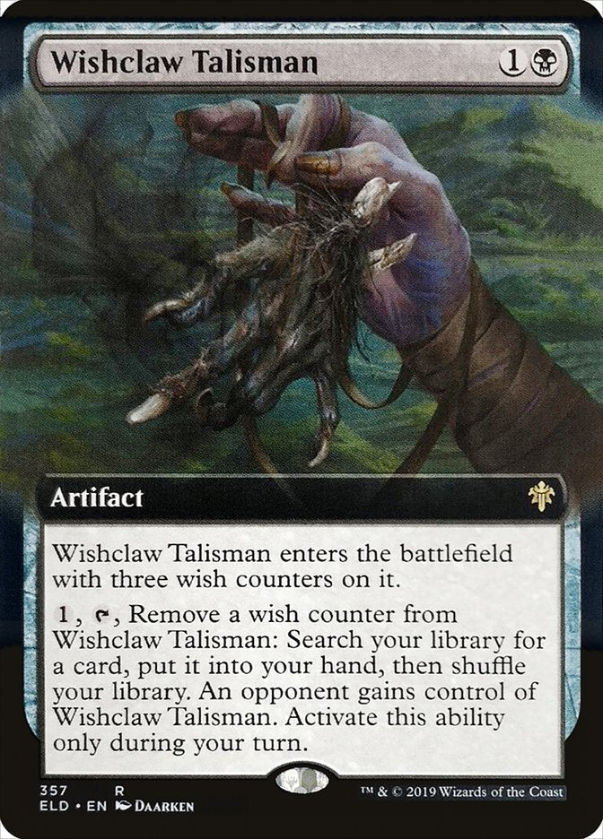 Wishclaw Talisman (Extended Art) [Throne of Eldraine] | Good Games Adelaide SA