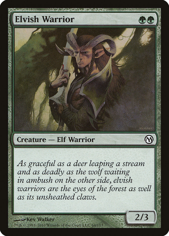Elvish Warrior [Duels of the Planeswalkers] | Good Games Adelaide SA