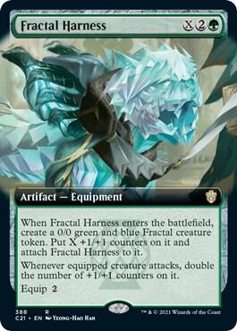 Fractal Harness Extended Art 388 (Commander 2021)  | Good Games Adelaide SA
