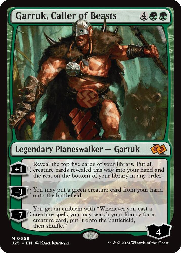 Garruk, Caller of Beasts 659 (Foundations Jumpstart)  | Good Games Adelaide SA