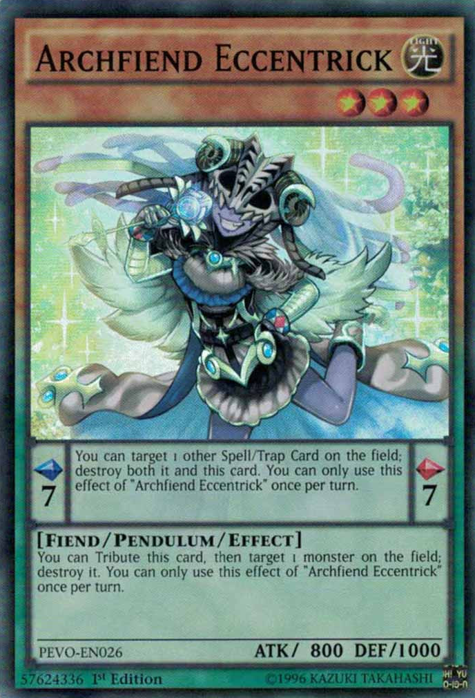 Archfiend Eccentrick [PEVO-EN026] Super Rare | Good Games Adelaide SA