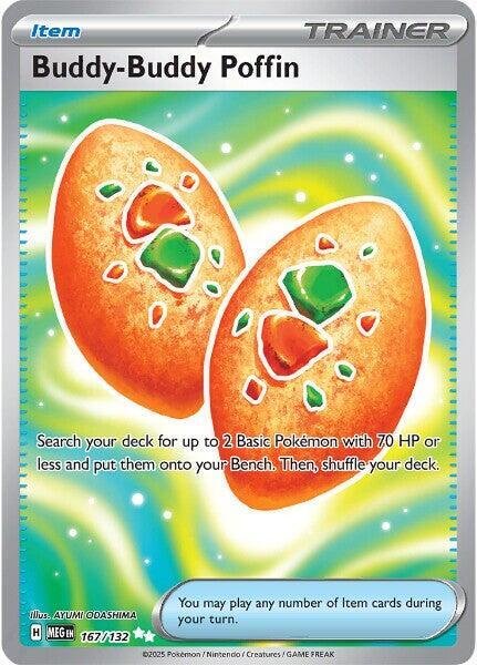Buddy Buddy Poffin 167/132 (ME01: Mega Evolution)  - Holofoil | Good Games Adelaide SA