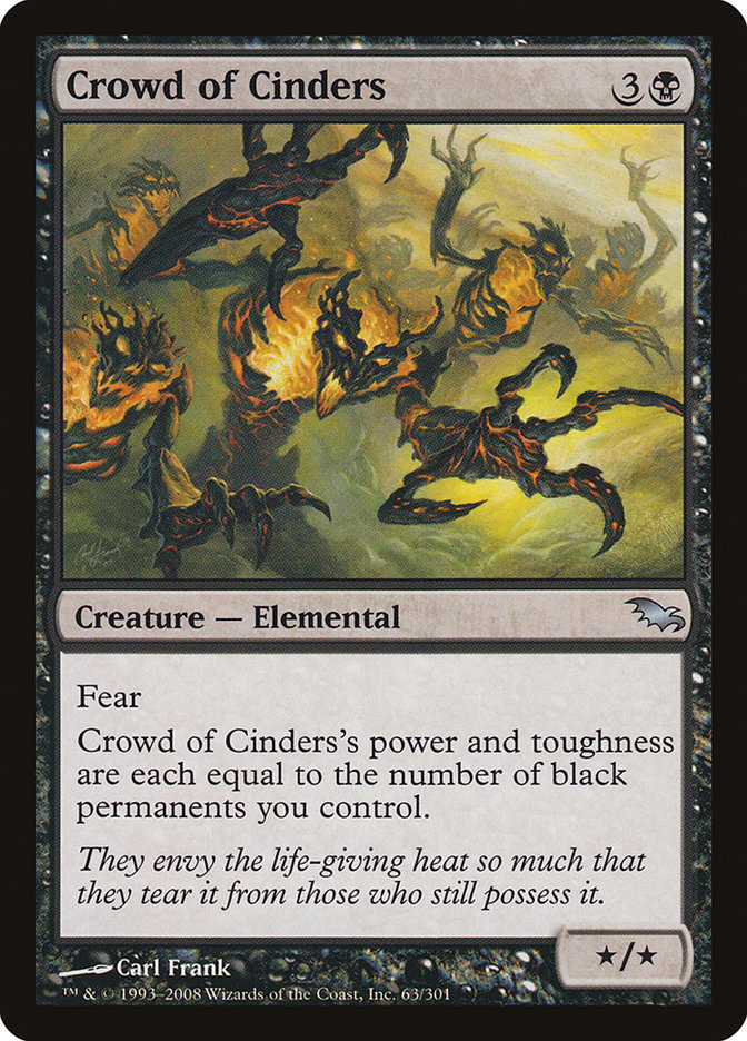 Crowd of Cinders 63 (Shadowmoor)  | Good Games Adelaide SA