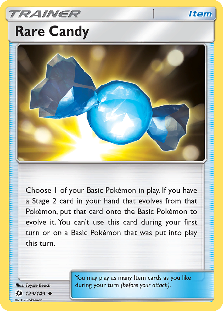 Rare Candy (129/149) [Sun & Moon: Base Set] | Good Games Adelaide SA
