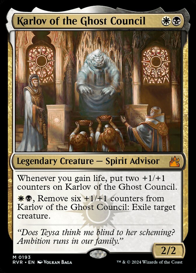 Karlov of the Ghost Council 193 (Ravnica Remastered)  - Foil | Good Games Adelaide SA