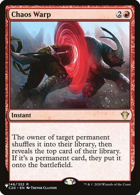 Chaos Warp C20 146 (The List Reprints)  | Good Games Adelaide SA