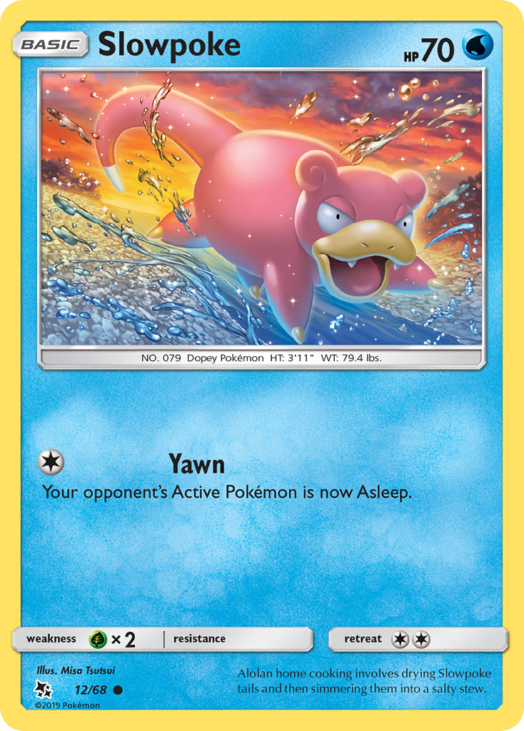 Slowpoke (12/68) [Sun & Moon: Hidden Fates] | Good Games Adelaide SA