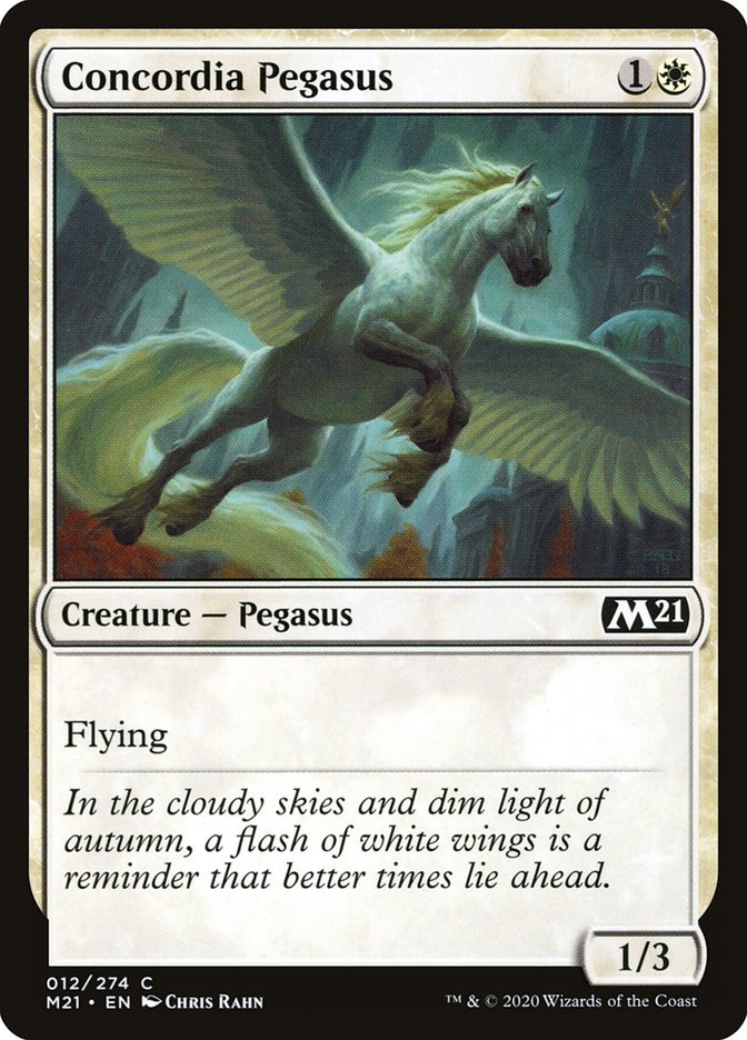 Concordia Pegasus 12 (Core Set 2021)  - Foil | Good Games Adelaide SA
