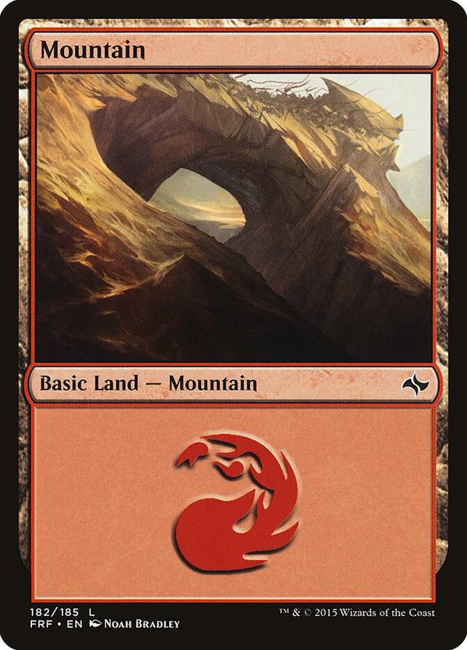 Mountain 182 (Fate Reforged)  - Foil | Good Games Adelaide SA