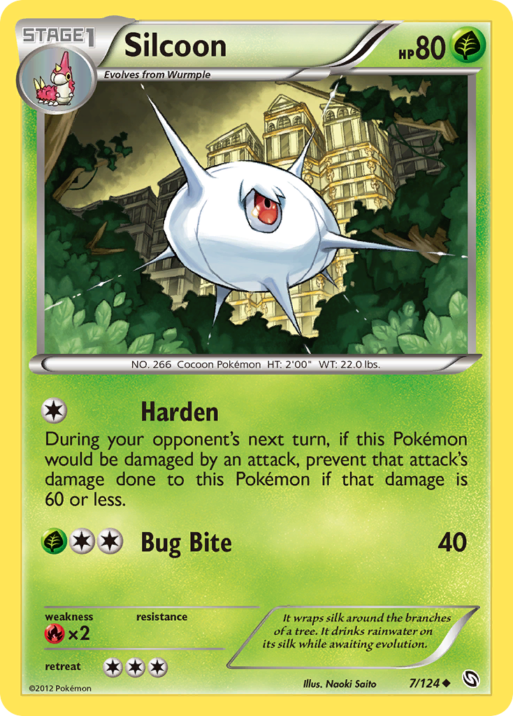 Silcoon (7/124) [Black & White: Dragons Exalted] | Good Games Adelaide SA