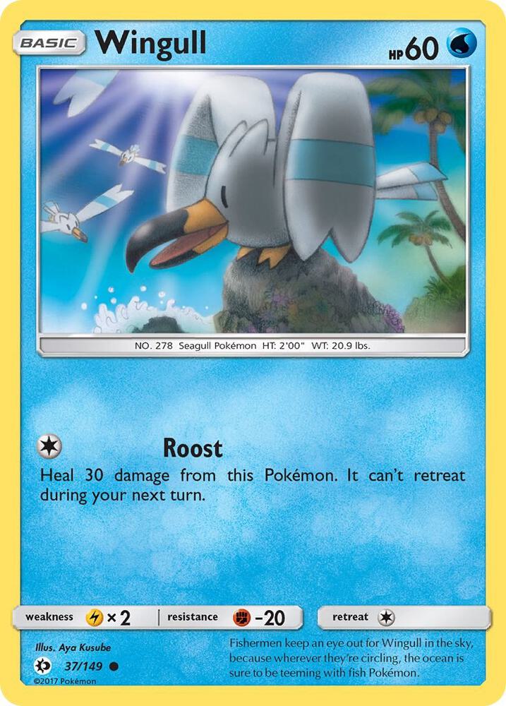 Wingull 37/149 (SM Base Set)  | Good Games Adelaide SA