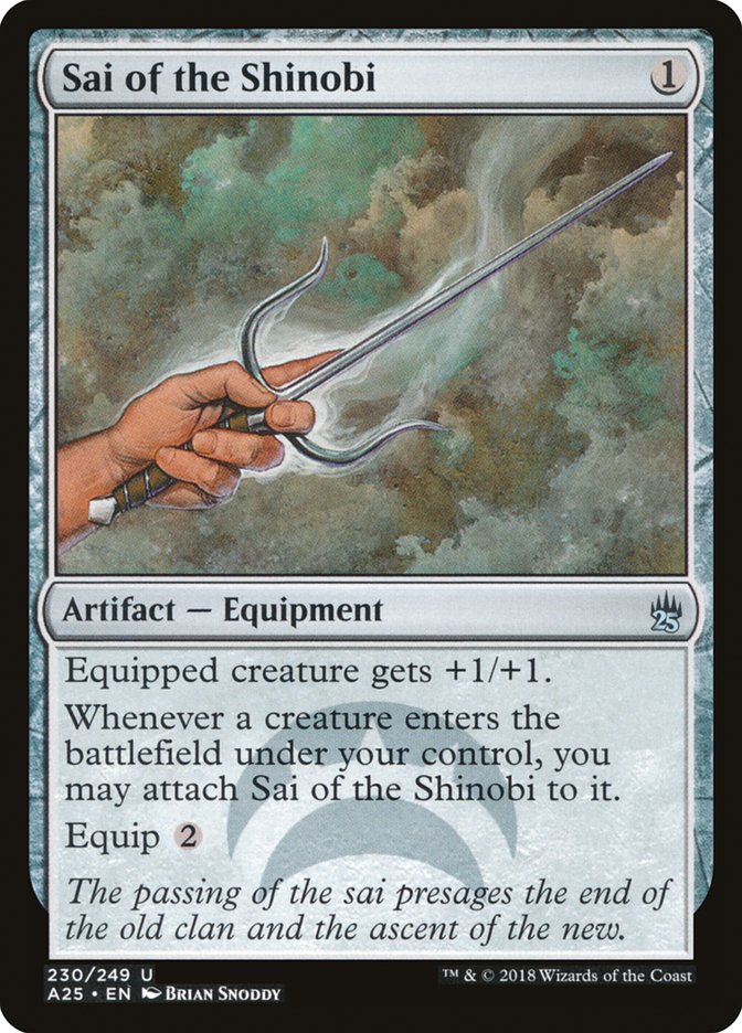 Sai of the Shinobi 230 (Masters 25)  - Foil | Good Games Adelaide SA