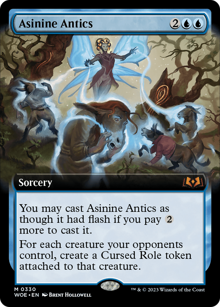 Asinine Antics (Extended Art) [Wilds of Eldraine] | Good Games Adelaide SA