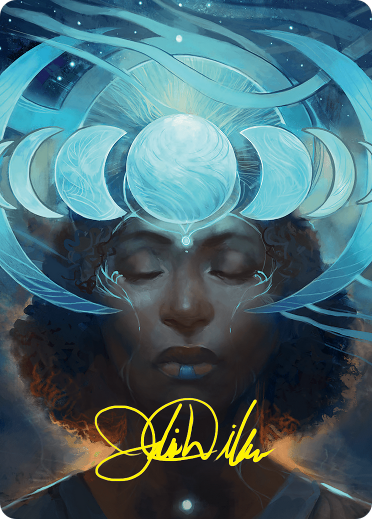 Lunar Insight Art Card (31/54) (Gold-Stamped Signature) [Foundations Art Series] | Good Games Adelaide SA