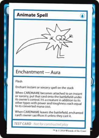 Animate Spell (2021 Edition) [Mystery Booster Playtest Cards] | Good Games Adelaide SA
