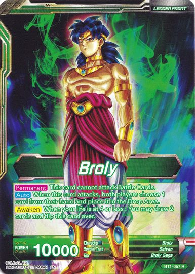 Broly // Broly, The Legendary Super Saiyan (Collector's Selection Vol. 1) (BT1-057) [Promotion Cards] | Good Games Adelaide SA