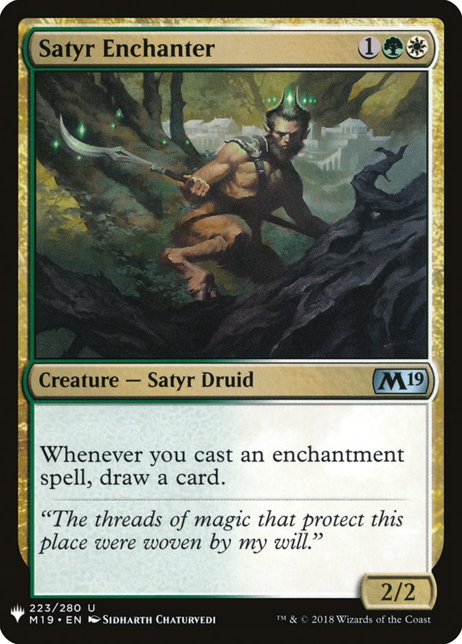 Satyr Enchanter [Mystery Booster] | Good Games Adelaide SA