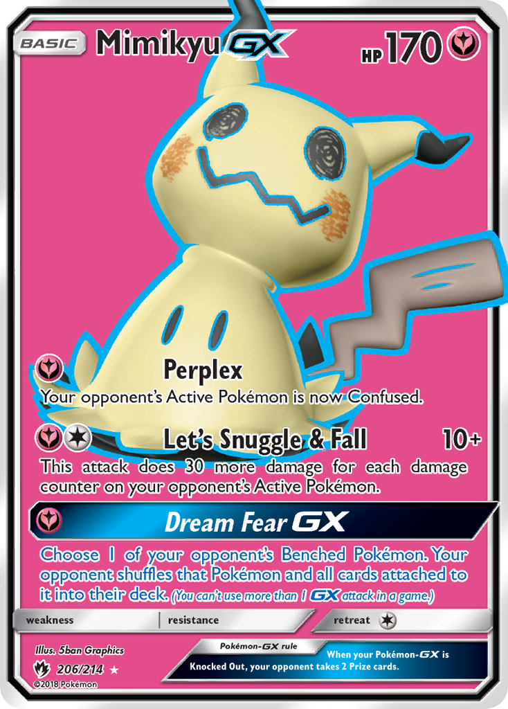 Mimikyu GX (206/214) [Sun & Moon: Lost Thunder] | Good Games Adelaide SA