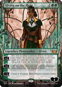 Vivien on the Hunt Borderless 283 (Streets of New Capenna)  | Good Games Adelaide SA