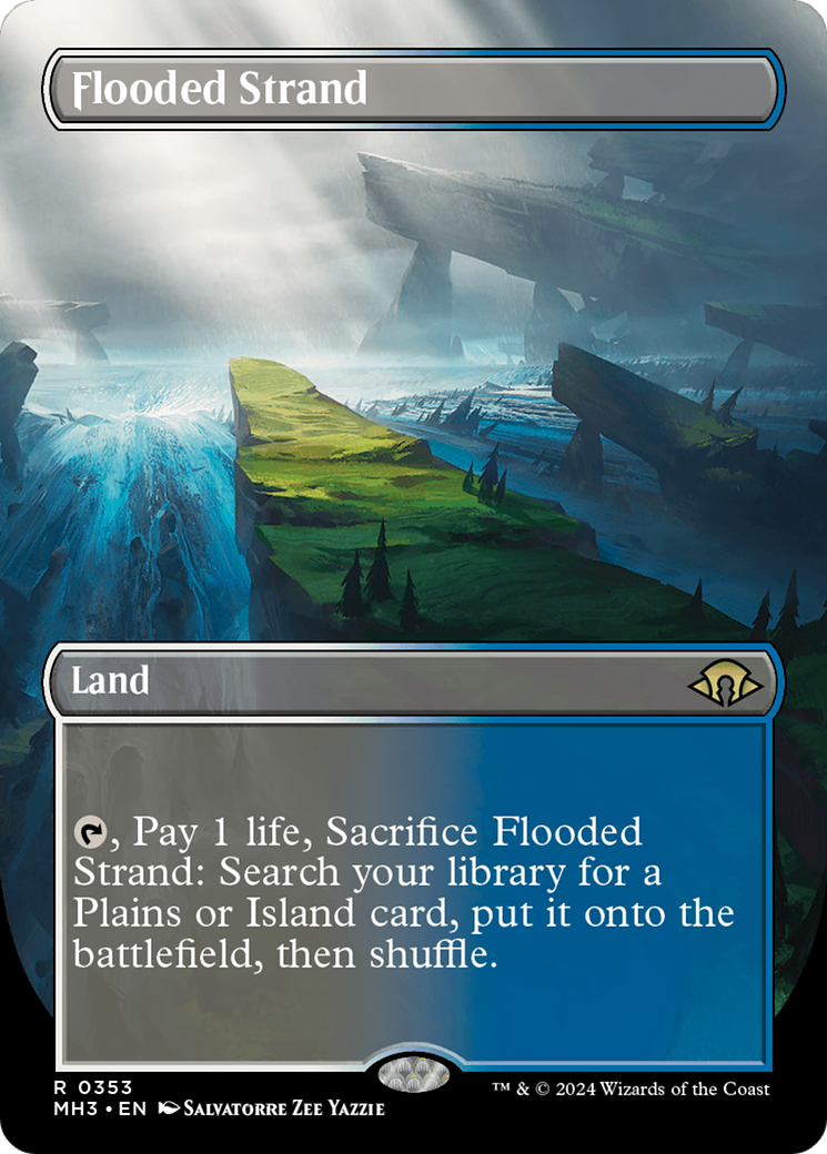 Flooded Strand (Borderless) [Modern Horizons 3] | Good Games Adelaide SA