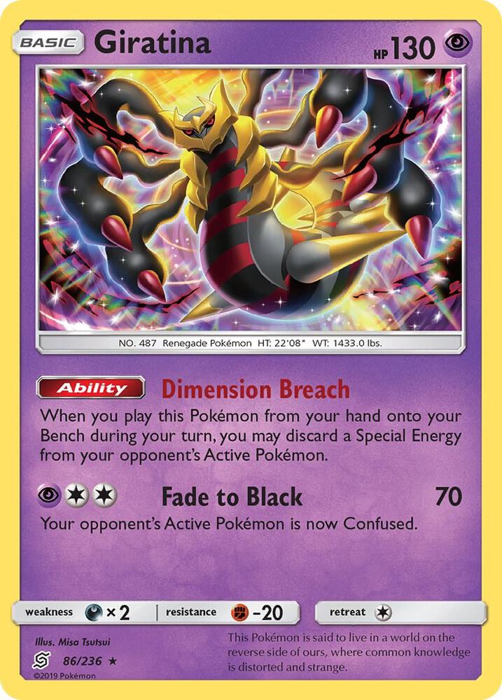 Giratina 86/236 (SM - Unified Minds)  - Holofoil | Good Games Adelaide SA