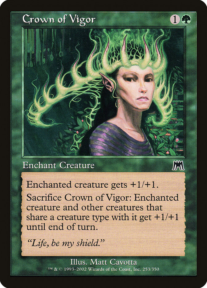 Crown of Vigor 253 (Onslaught)  - Foil | Good Games Adelaide SA