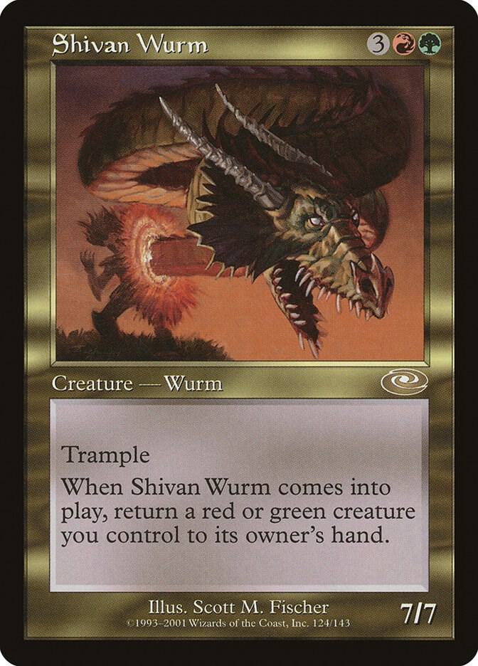Shivan Wurm 124 (Planeshift)  | Good Games Adelaide SA
