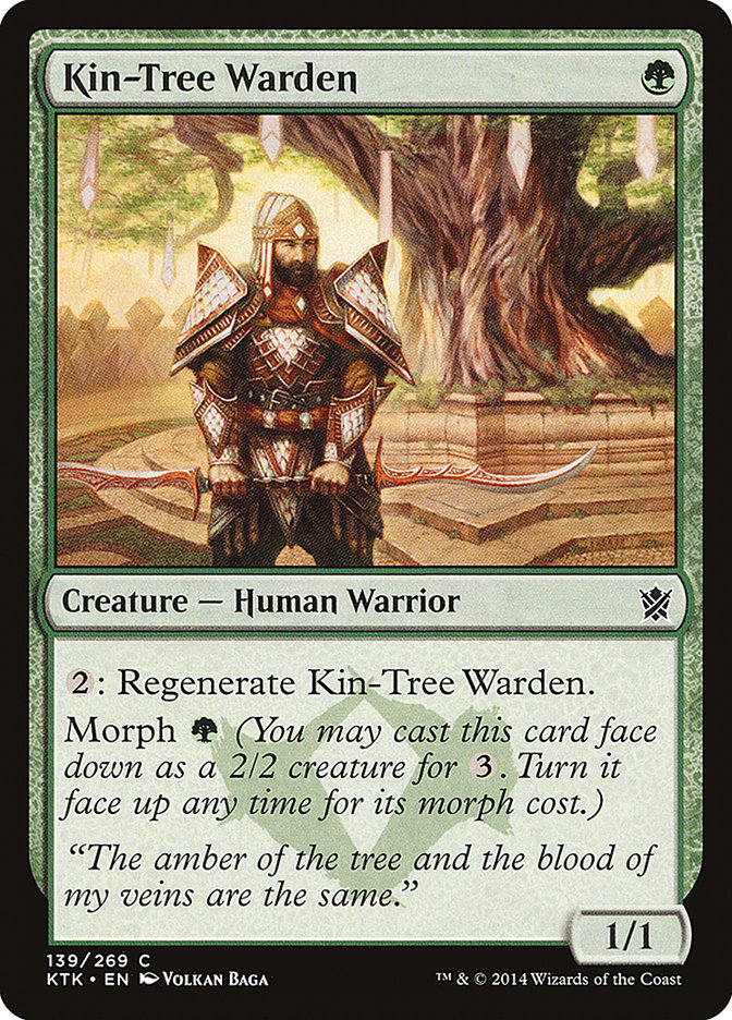 Kin-Tree Warden 139 (Khans of Tarkir)  - Foil | Good Games Adelaide SA