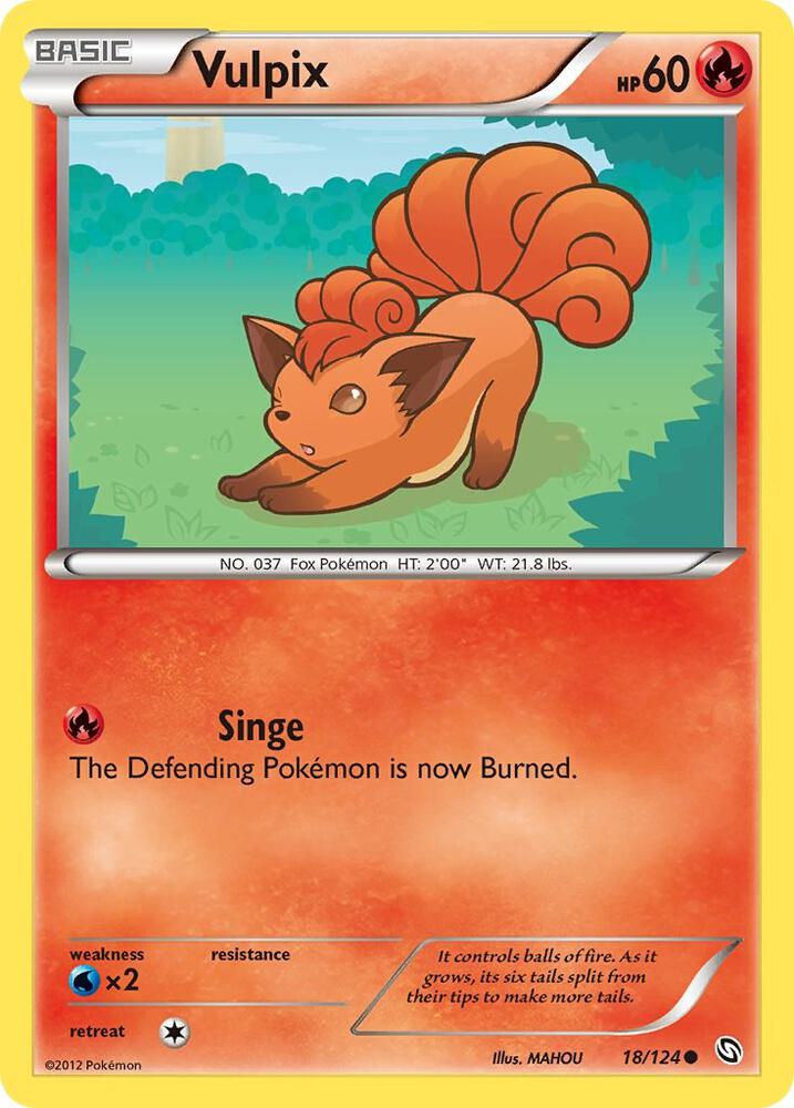 Vulpix 18/124 (Dragons Exalted)  | Good Games Adelaide SA