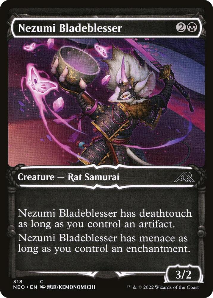 Nezumi Bladeblesser 318 (Kamigawa: Neon Dynasty)  - Showcase | Good Games Adelaide SA