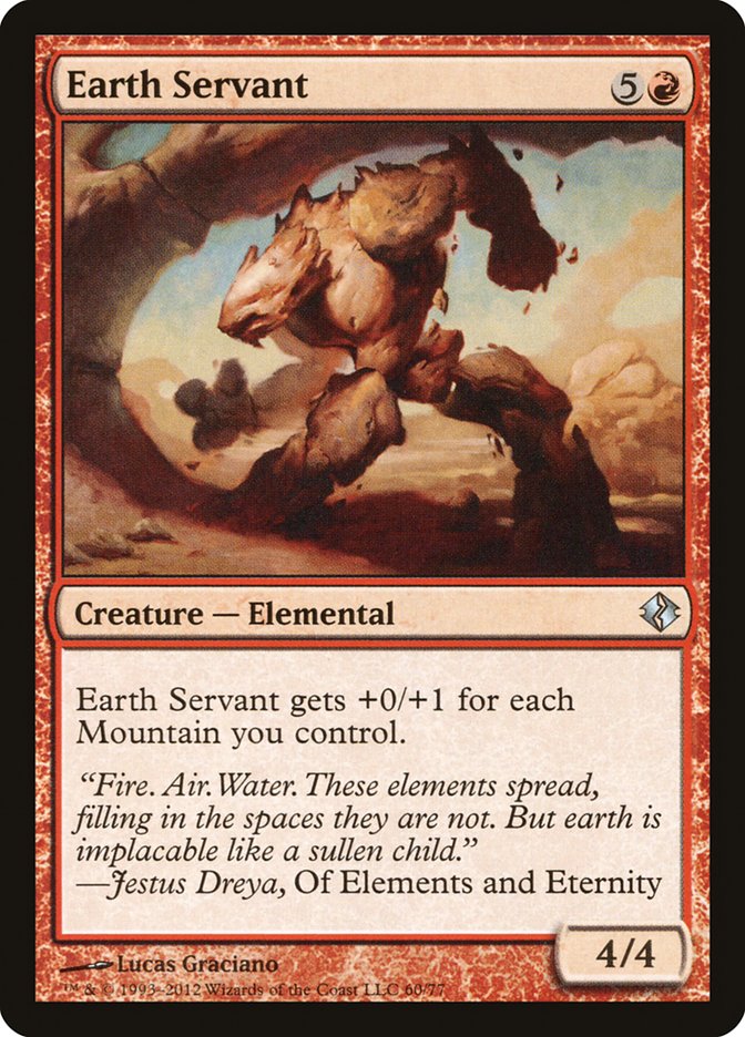 Earth Servant 60 (Duel Decks: Venser vs. Koth)  | Good Games Adelaide SA