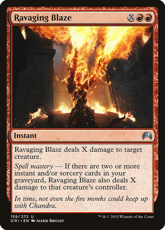 Ravaging Blaze [Magic Origins] | Good Games Adelaide SA