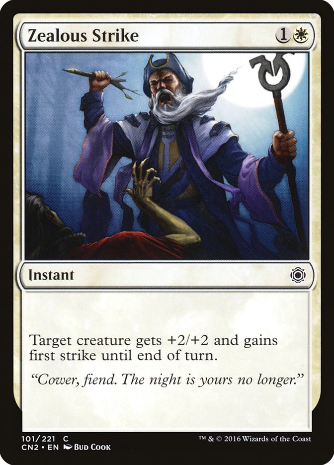 Zealous Strike 101 (Conspiracy: Take the Crown)  - Foil | Good Games Adelaide SA