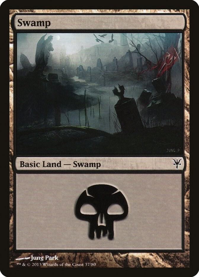Swamp 37 37 (Duel Decks: Sorin vs. Tibalt)  | Good Games Adelaide SA