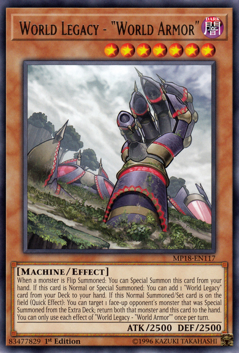 World Legacy - "World Armor" [MP18-EN117] Rare | Good Games Adelaide SA